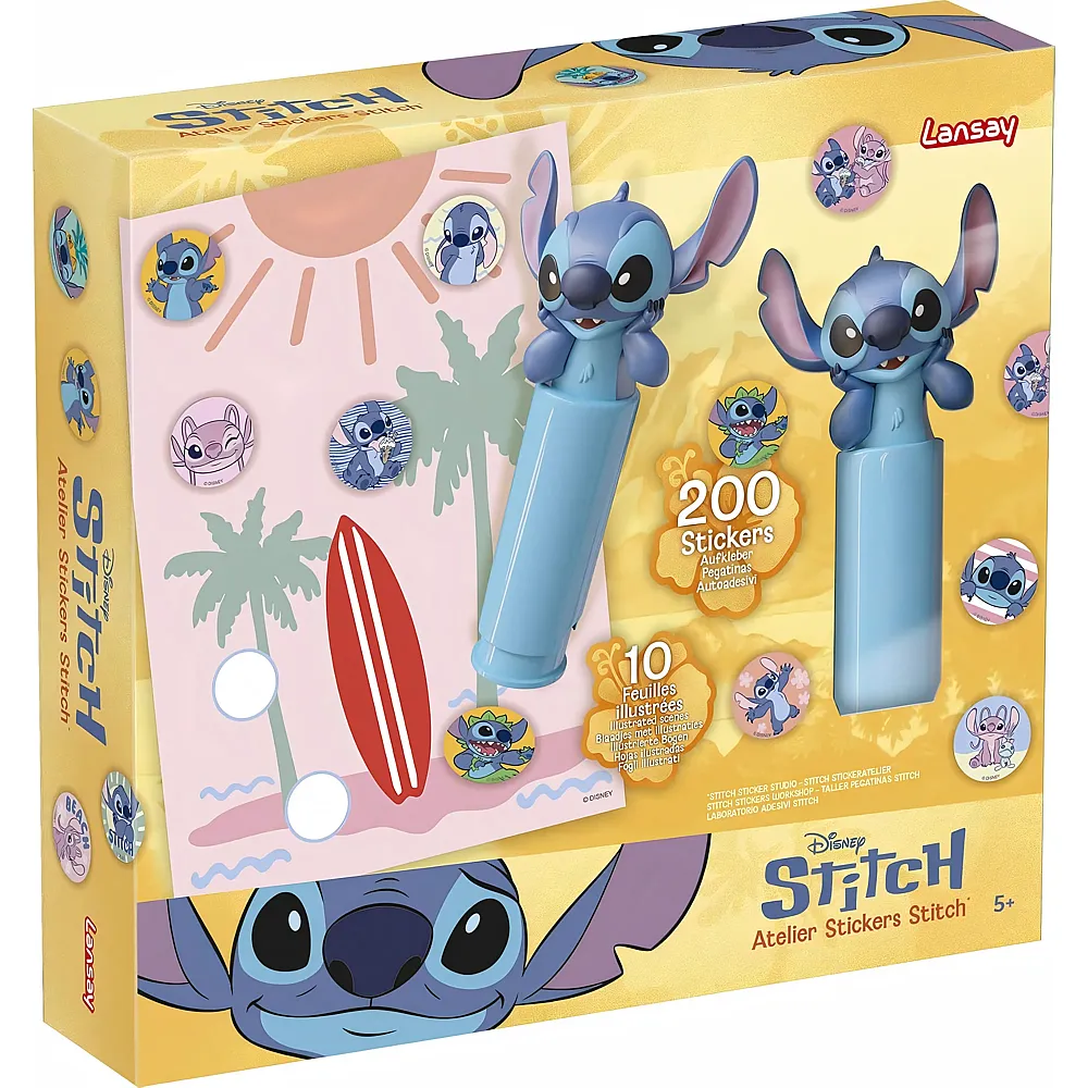 Lansay Stitch - Stickers Fun FR