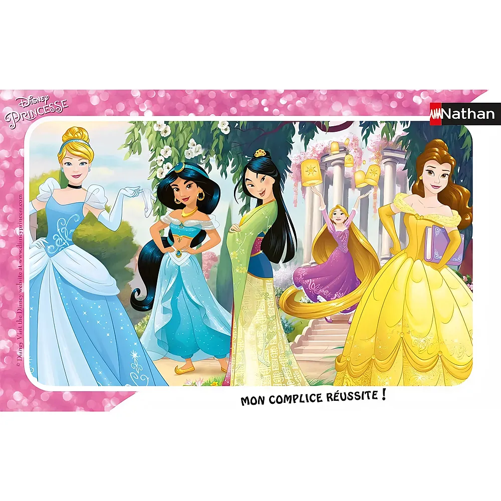 meinspielzeug - Nathan Puzzle H�bsche Disney Prinzessinnen 15Teile Disney Princess | Rahmenpuzzle