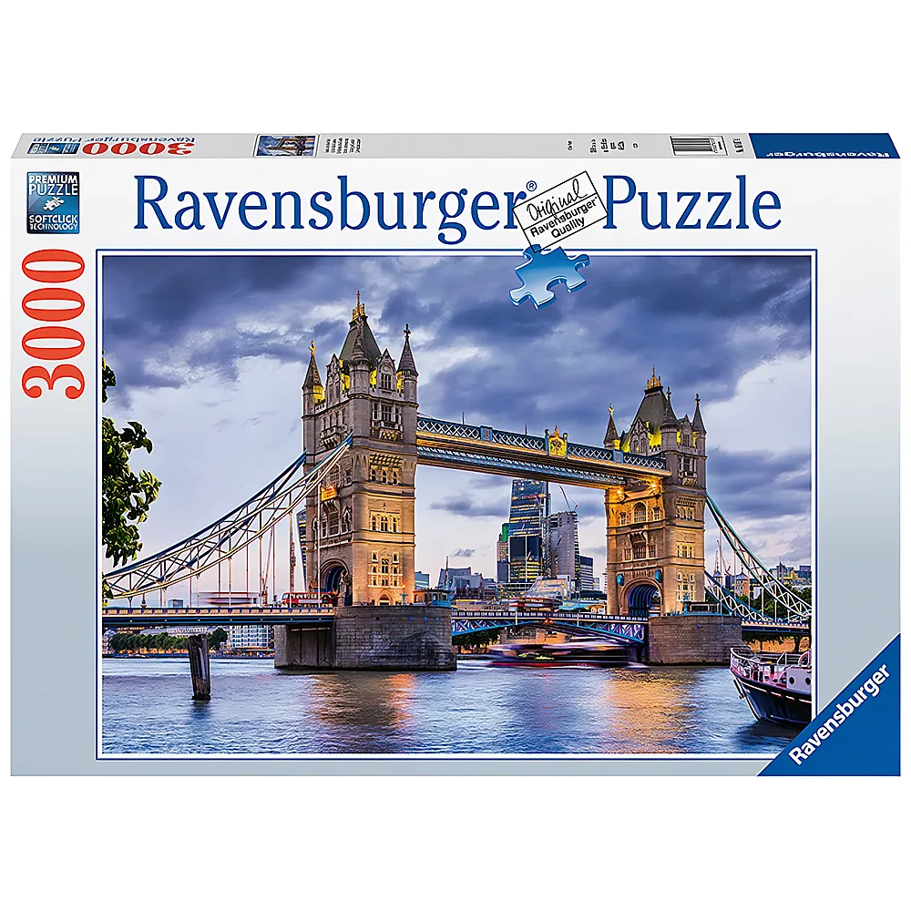 Ravensburger Puzzle London, du schne Stadt 3000Teile