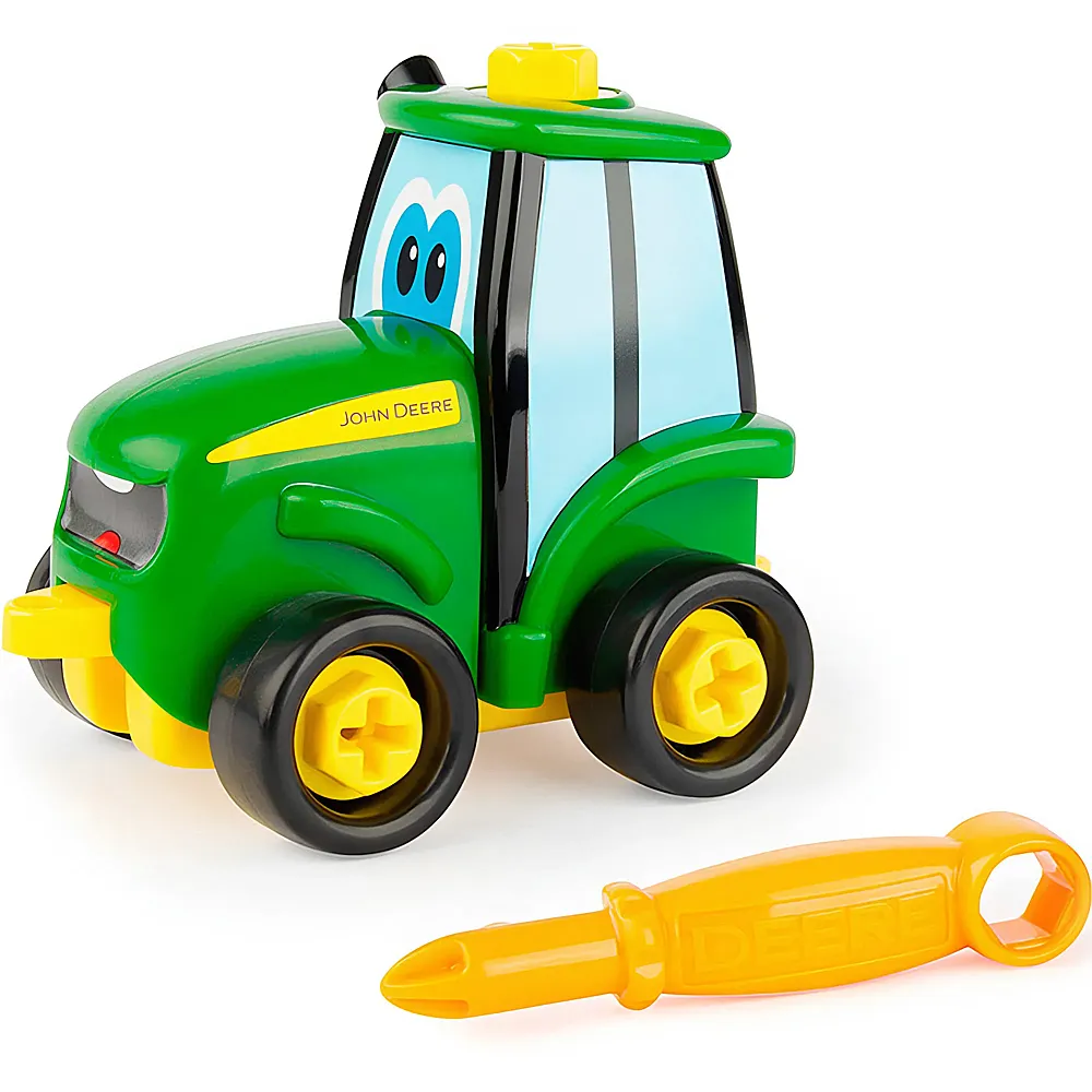 meinspielzeug - Tomy Johnny Tractor Bau dir deinen Freund John Deere | Traktoren