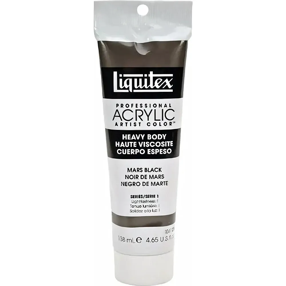 Liquitex Lqx Prof. Heavy Body Acrylfarbe 138ml Tube Marsschwarz - Suche