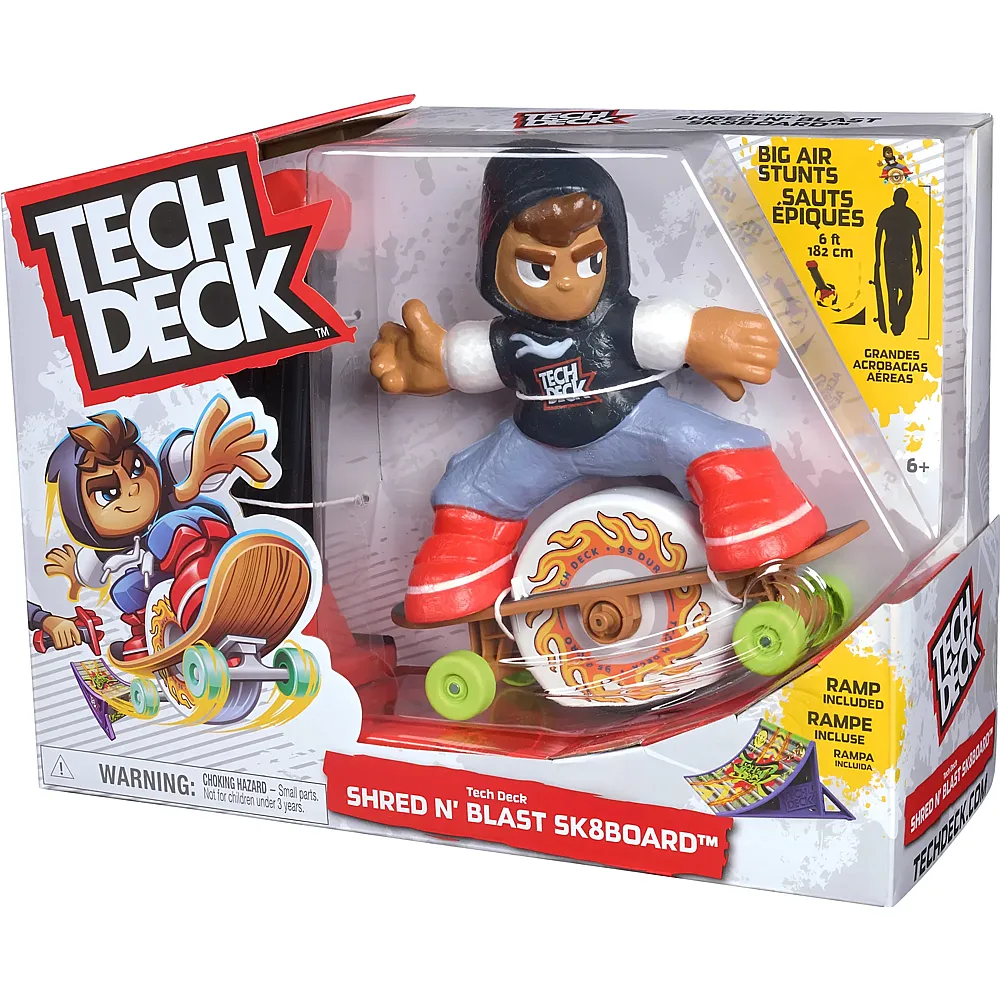 Spin Master Tech Deck Shred n'Blast Sk8board