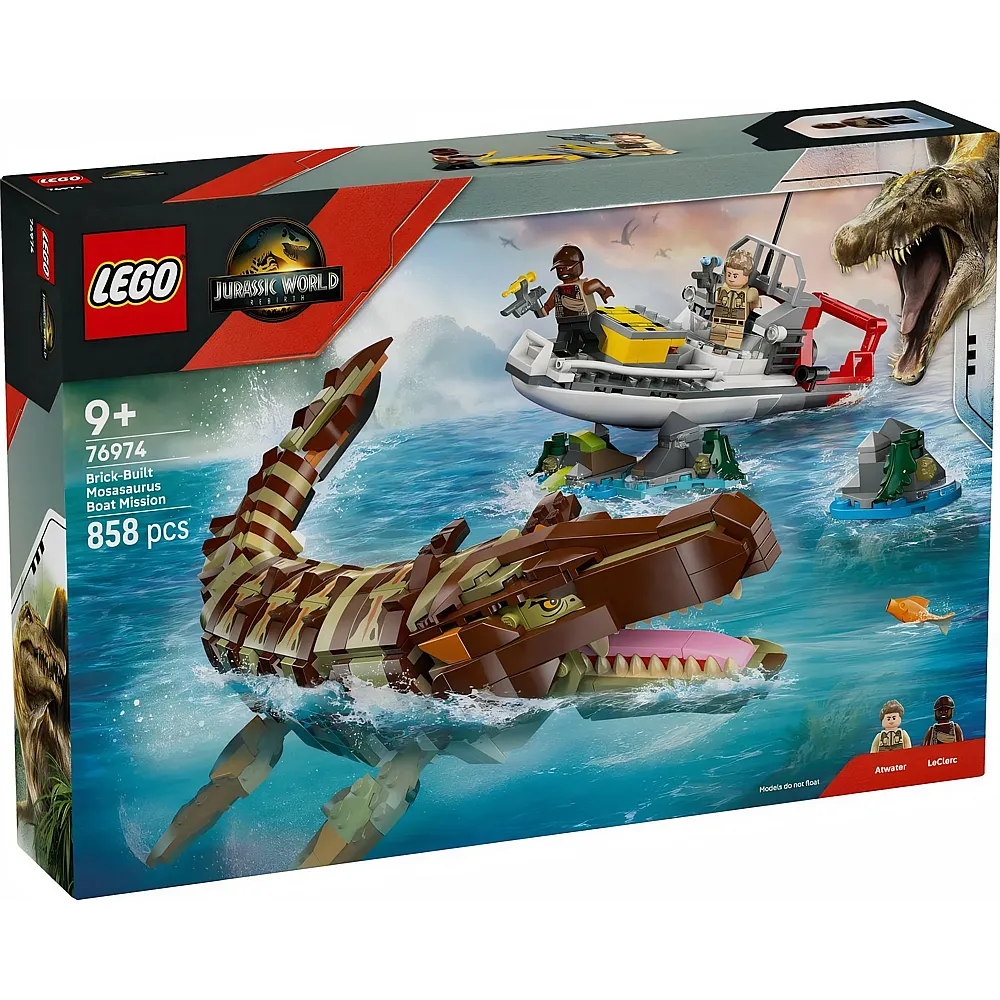 LEGO Jurassic World Mosasaurier: Die Bootmission 76974
