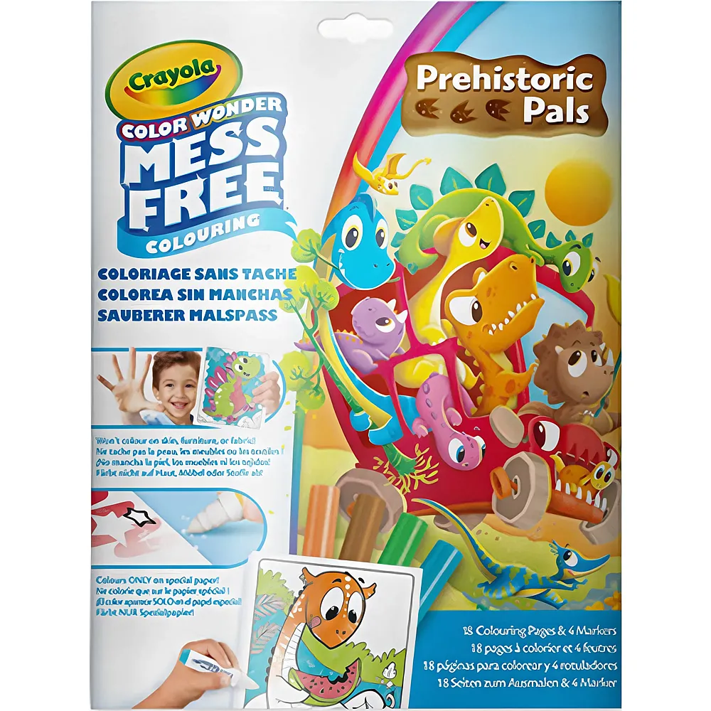 Crayola Color Wonder Malspass Dinosaurier