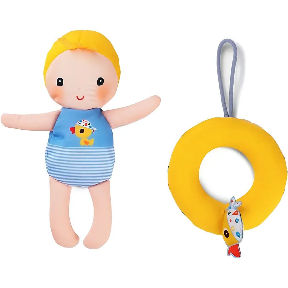 Lilliputiens Badepuppe Gaspard - 17 cm