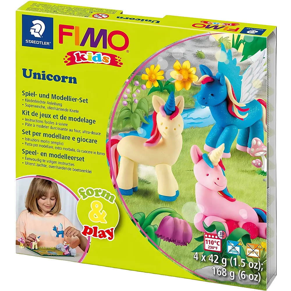 Fimo Modellier-Set Einhorn