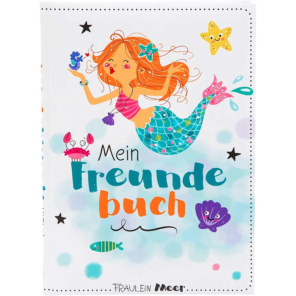 Goldbuch Freundebuch Meerjungfrau
