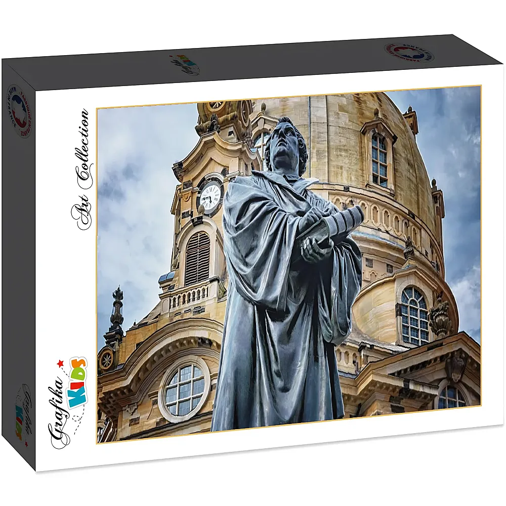 Grafika Puzzle Art Collection Deutschland Edition Grafika Kids Frauenkirche, Martin Luther, Dresden - 12 Teile