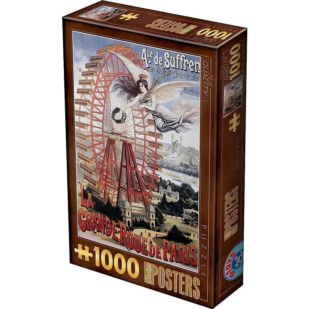 DToys Puzzle La Grande Roue de Paris 1000Teile