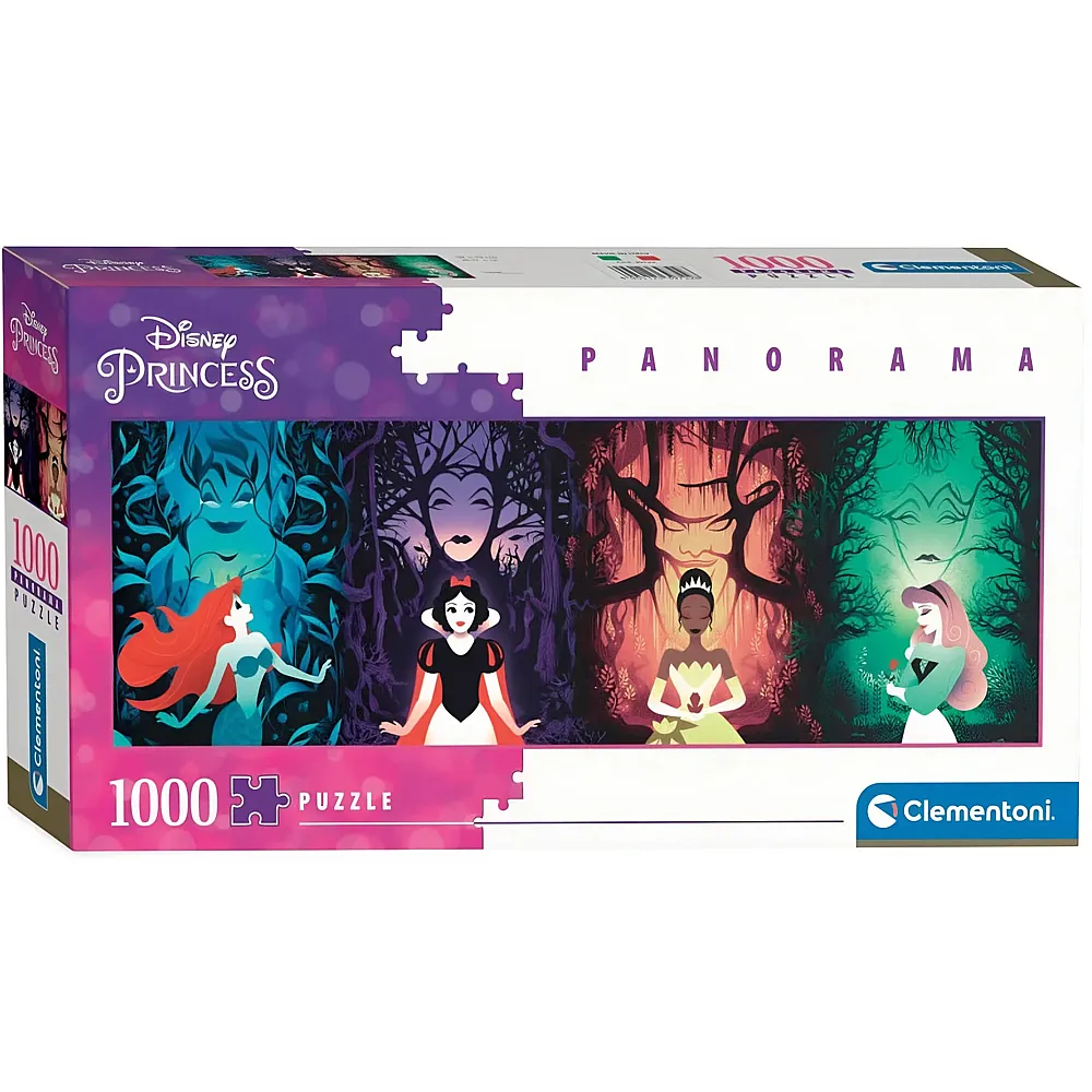 Clementoni Puzzle Panorama Disney Princess 1000Teile