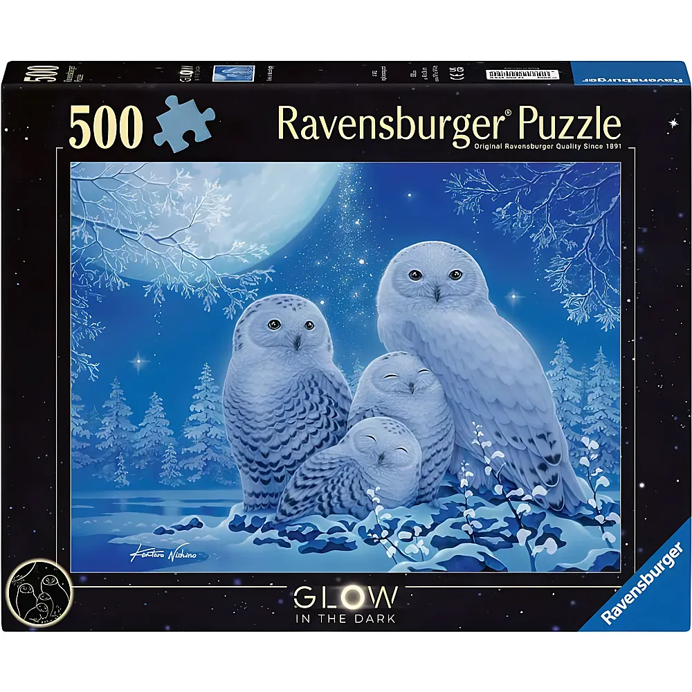 Ravensburger Puzzle Eulen im Mondschein 500Teile