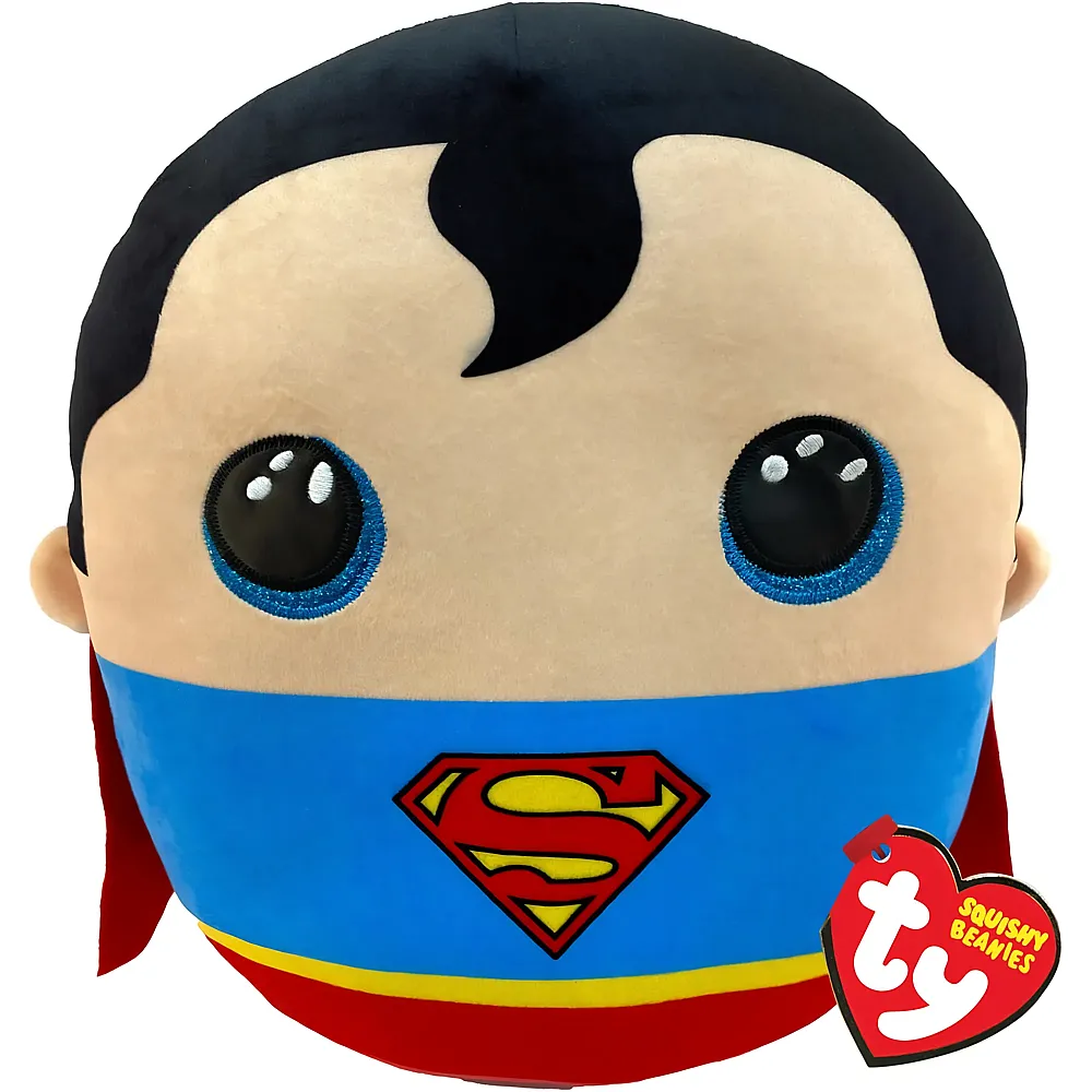 Ty Squishy Beanies Superman - 35 cm - Lizenzfiguren Pl�sch