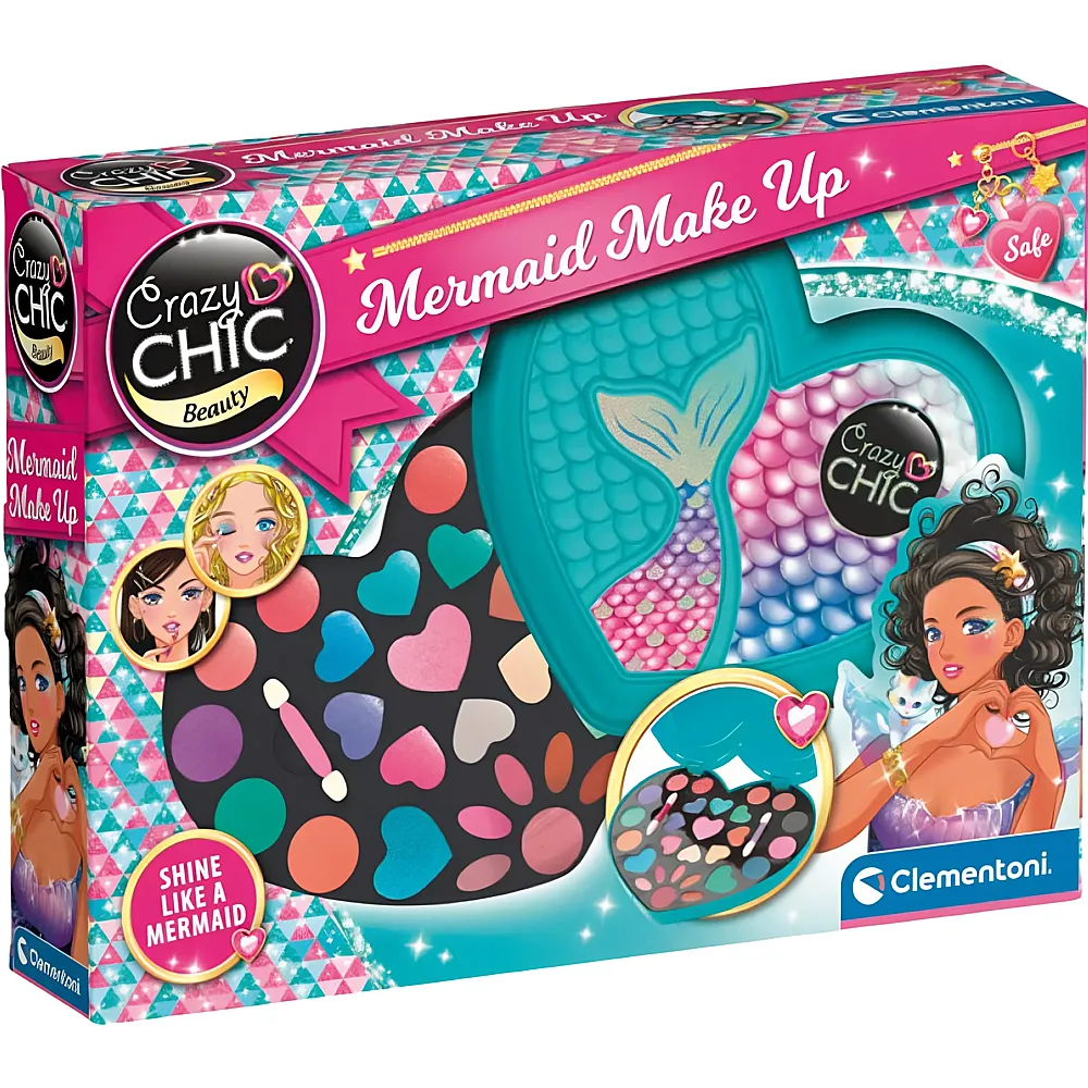 Clementoni Crazy Chic Meerjungfrauen-Schminkkasten