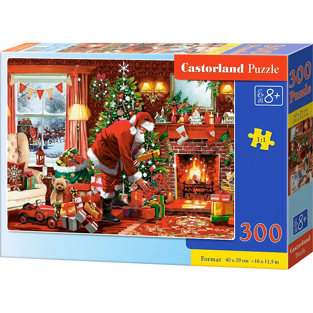 Castorland Puzzle Weihnachtsmann-Sonderlieferung 300Teile