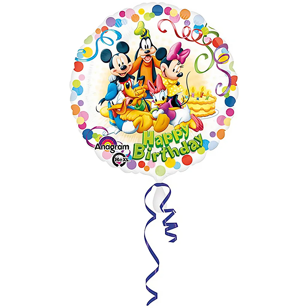 Amscan Folienballon Mickey Mouse & Friends 45cm | Kindergeburtstag