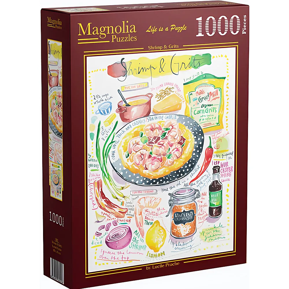 Magnolia Puzzle Krabben und Gr�tze 1000Teile