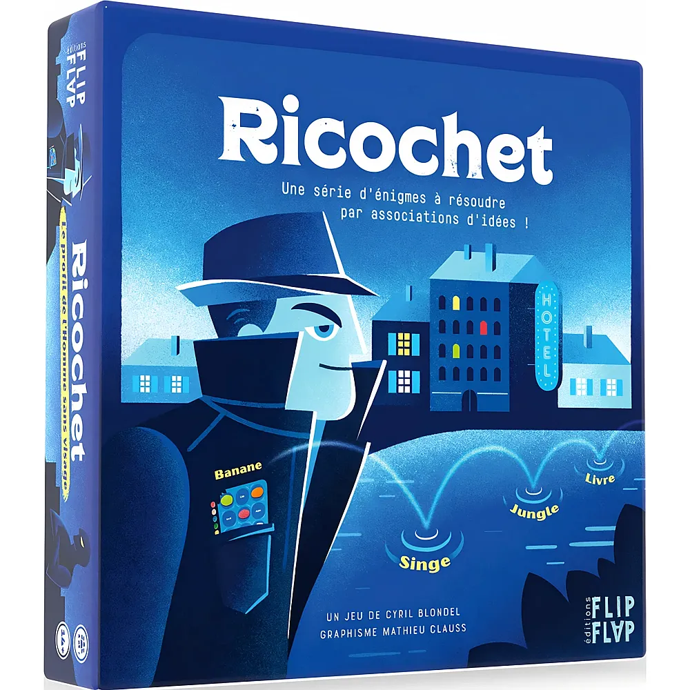 Flip Flap Editions Ricochet - LE Profil DE L'homme Sans Visage FR