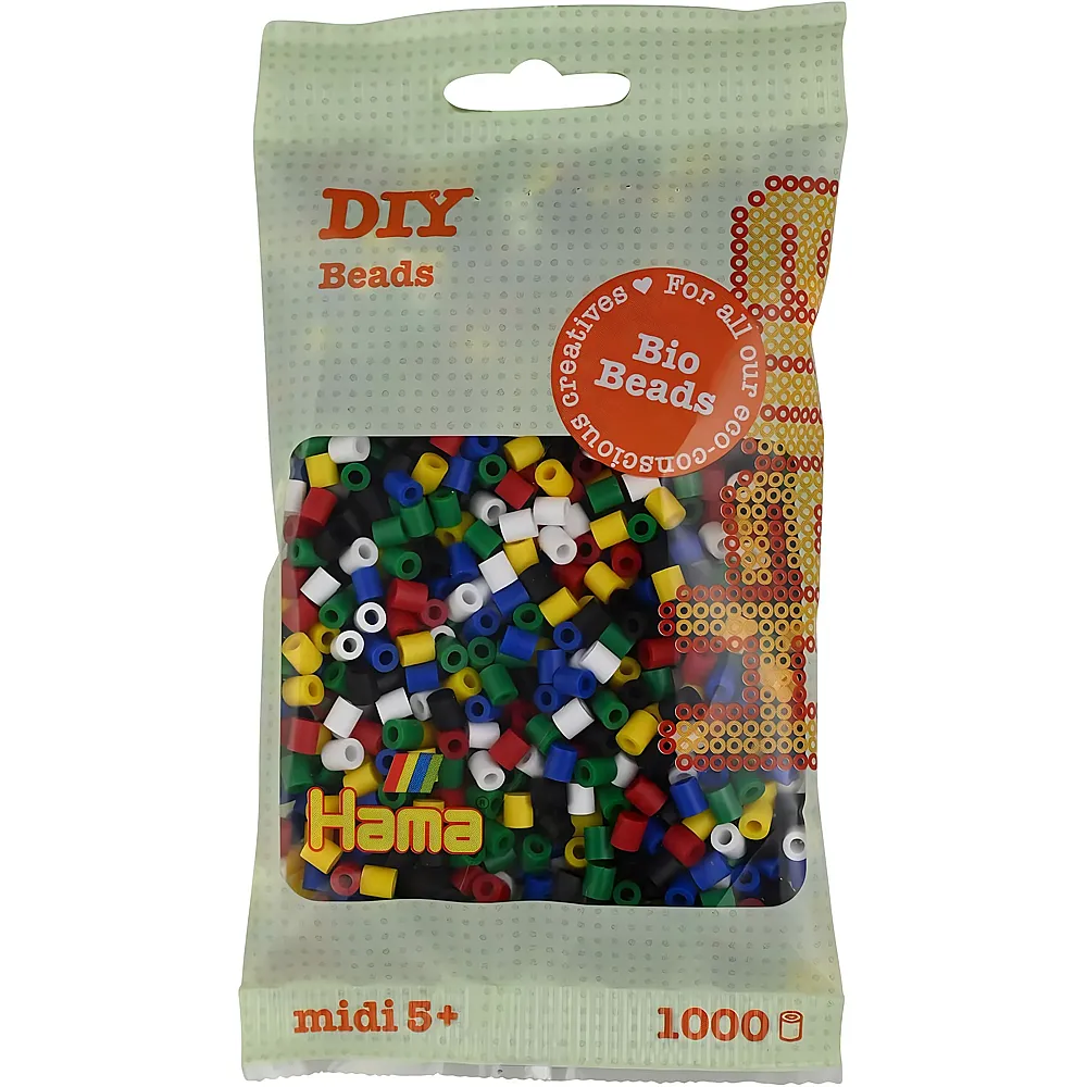Hama Midi B�gelperlen Helle Farbmischung - 1000 Teile