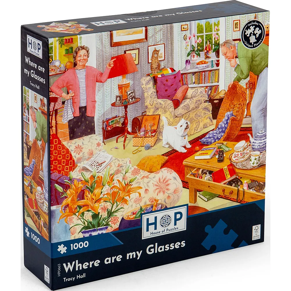 HOP - House of Puzzles Where are my Glasses 1000Teile