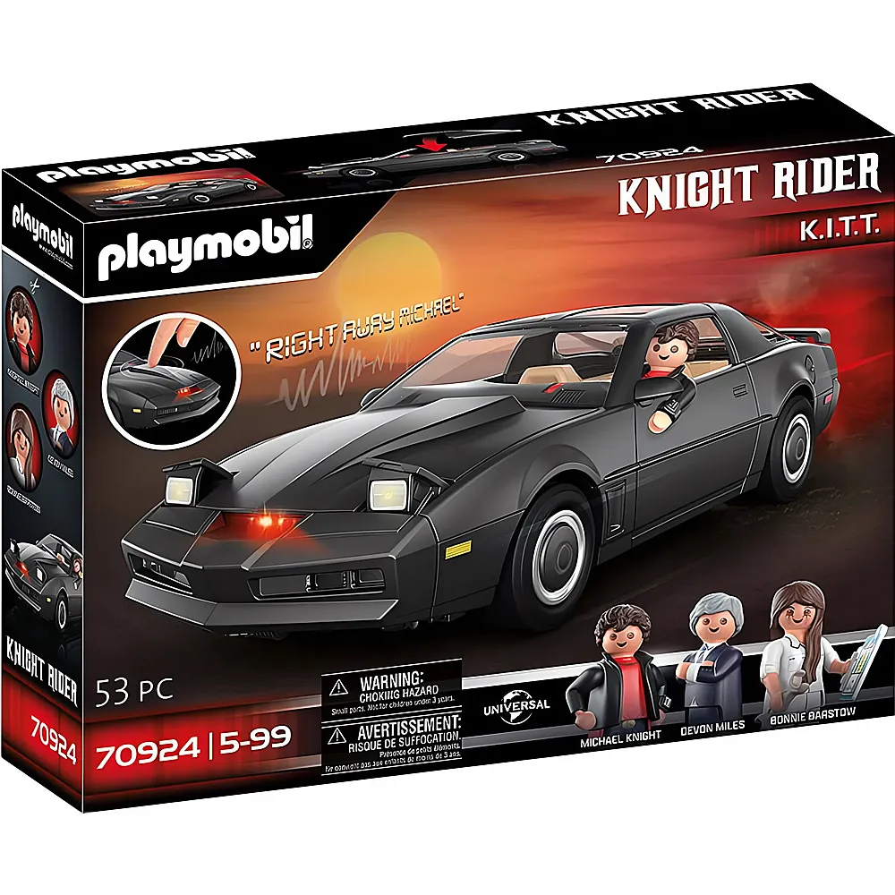 PLAYMOBIL Licensed Cars Knight Rider - K.I.T.T. 70924