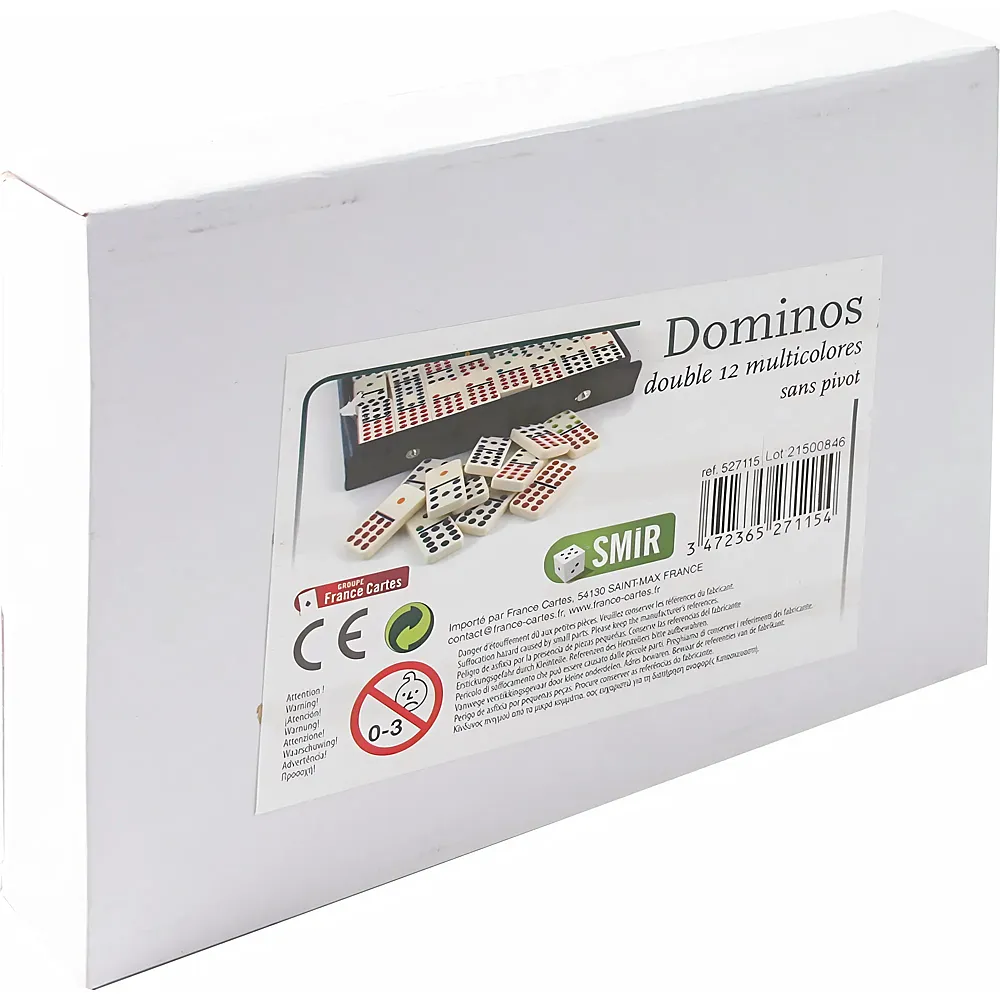 Cartamundi Dominos Double 12 1R Harz Pvckoffer