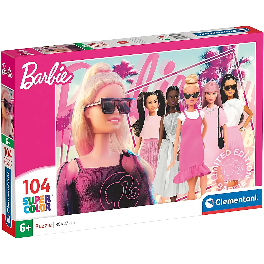 Clementoni Puzzle Supercolor Barbie Limited Edition 104Teile