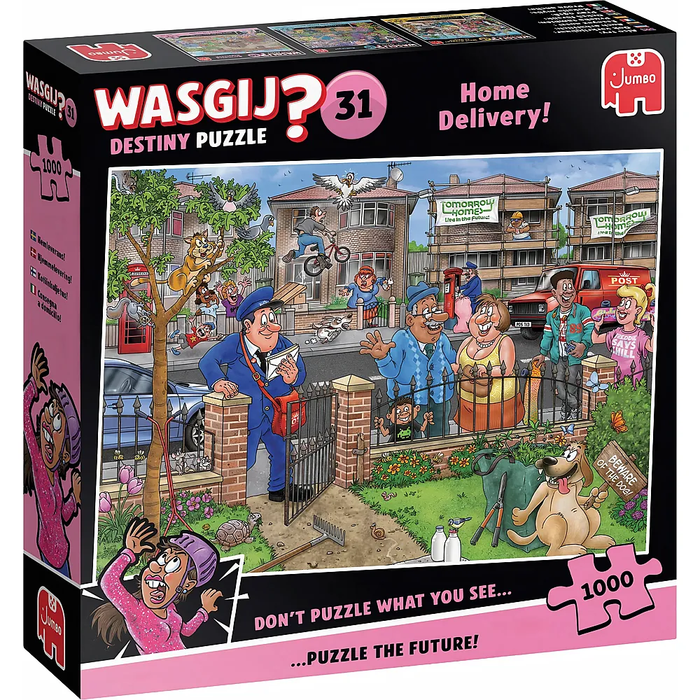 Jumbo Puzzle WASGIJ Destiny 31, Hauslieferung - 1000 Teile