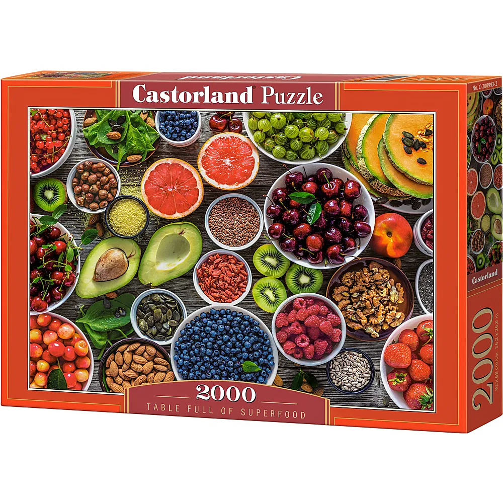 Castorland Puzzle Ein Tisch Voller Superfood - 2000 Teile