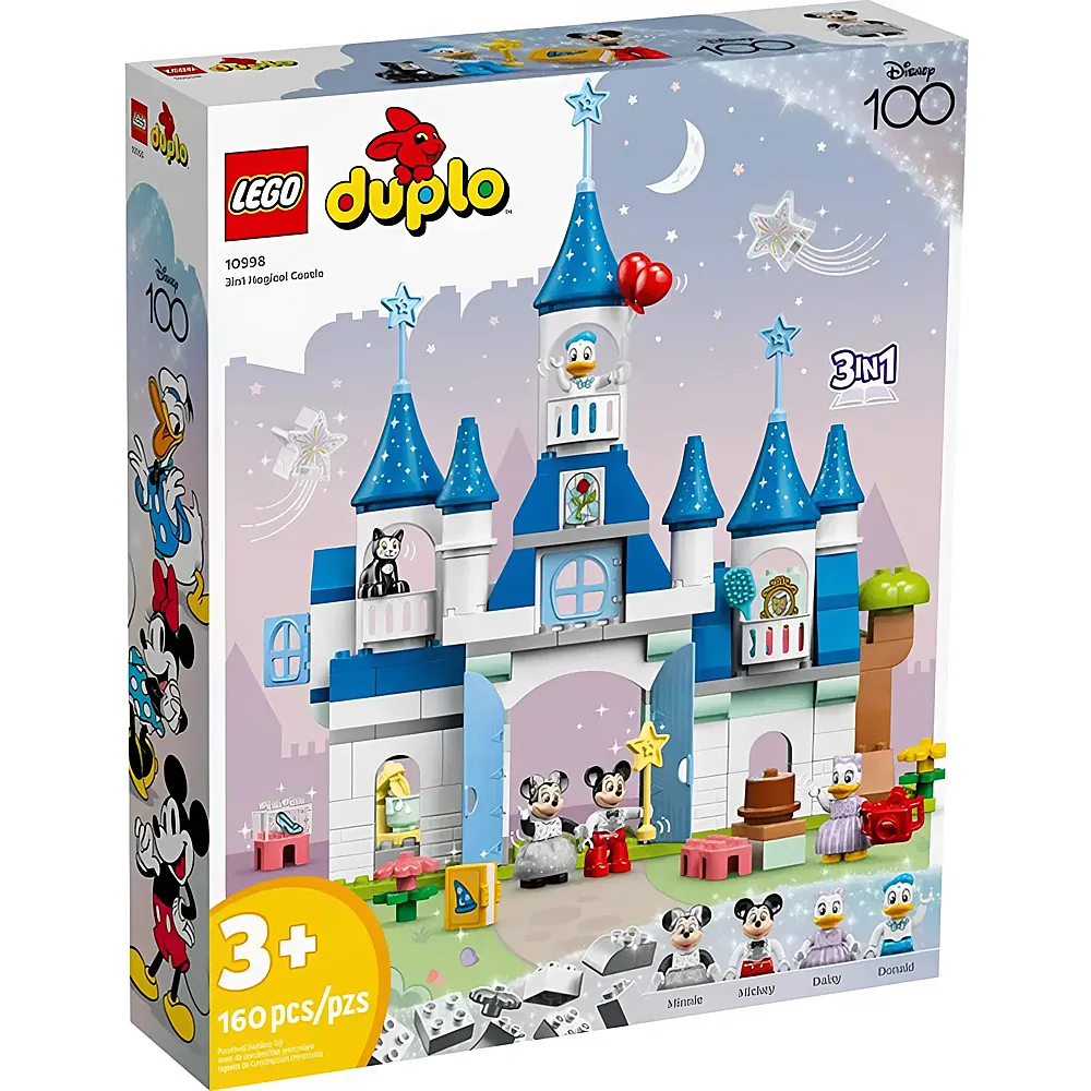 LEGO DUPLO Disney 3-in-1-Zauberschloss 10998
