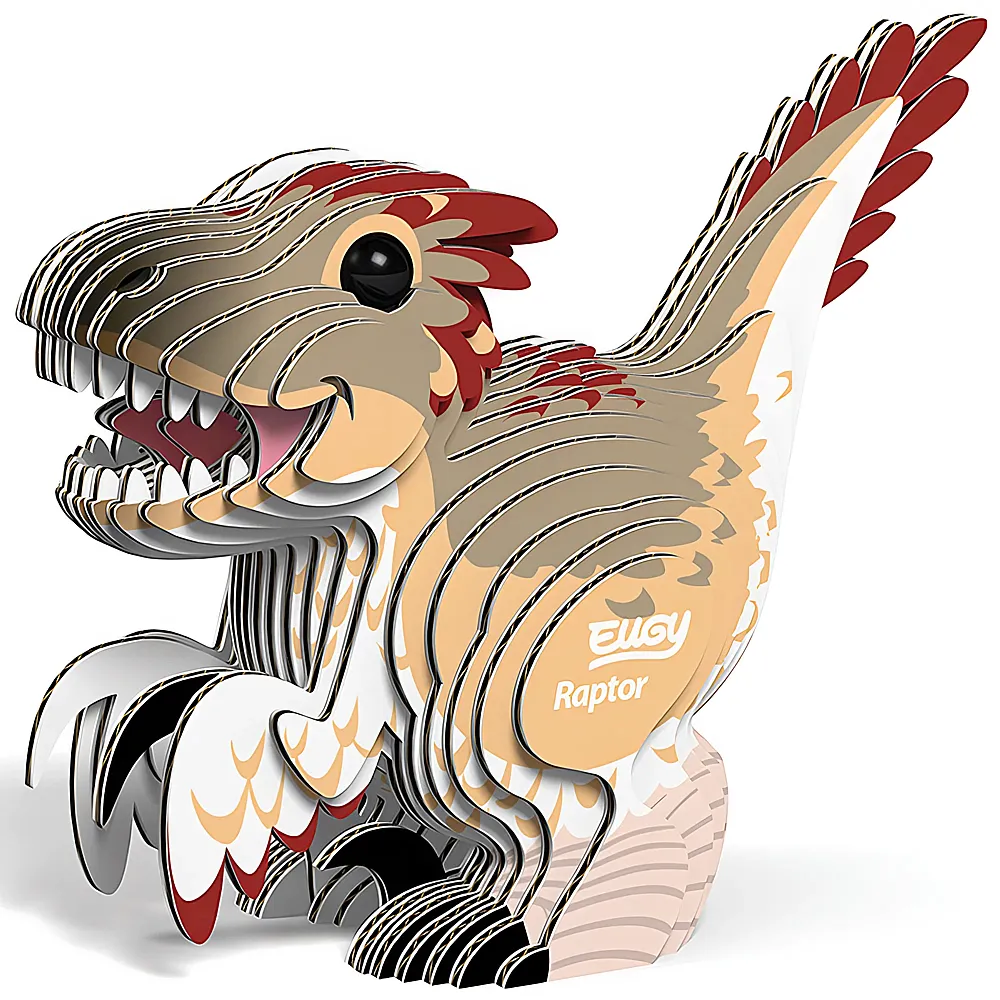 Eugy 3D Karton Figuren Raptor