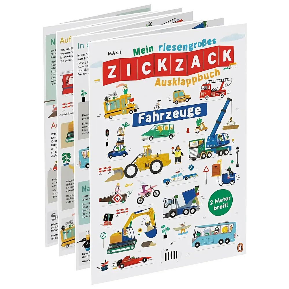 Penguin Zickzack Mein riesengrosses Ausklappbuch