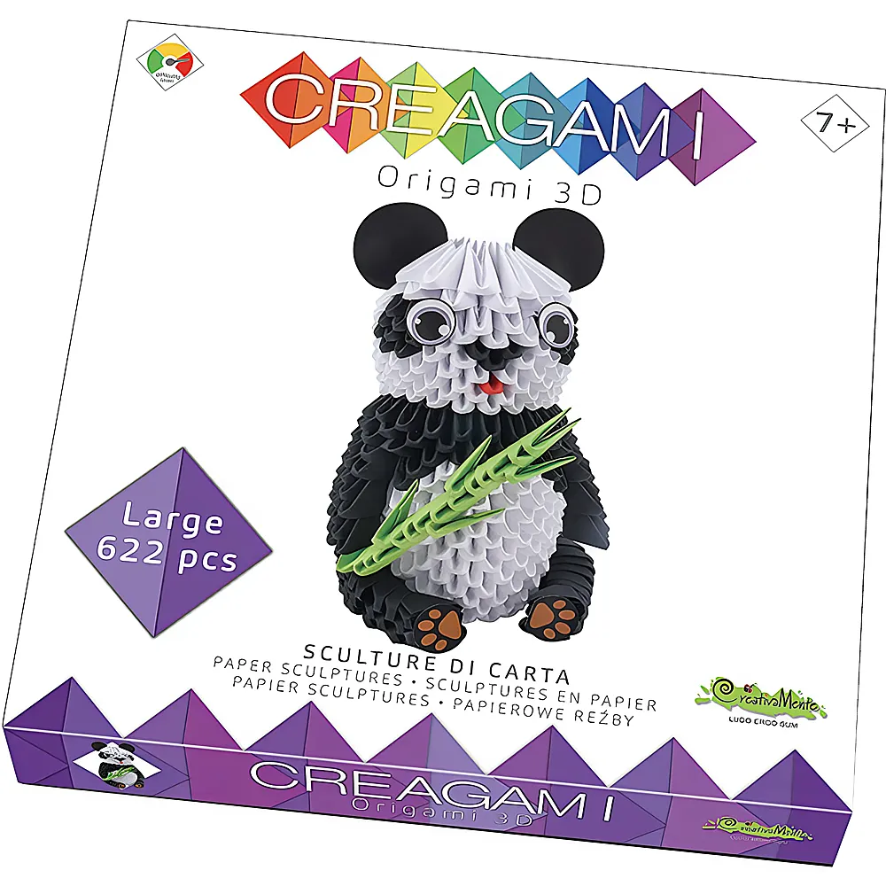 Creagami Origami 3D Panda 622Teile