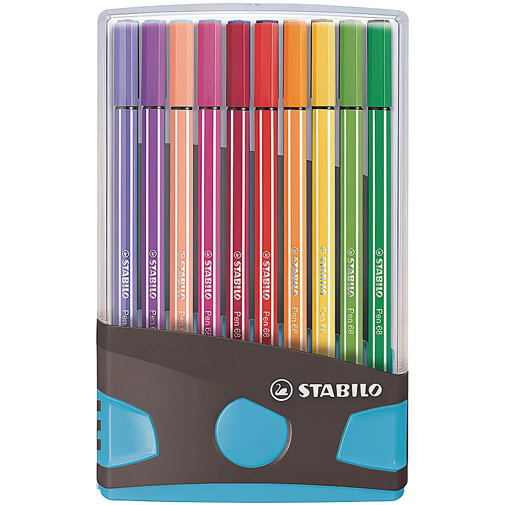 Stabilo Filzstifte Pen 68 Colorparade Blaue Box 20Teile