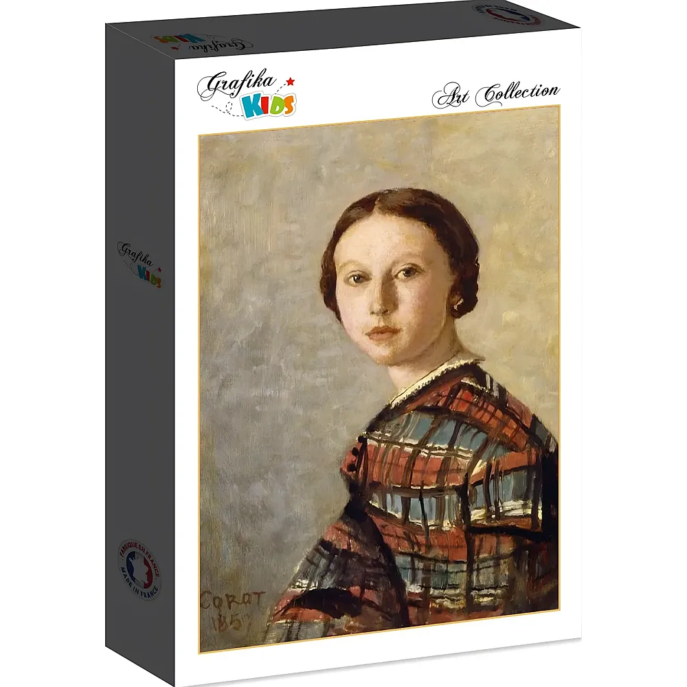 Grafika Puzzle Art Collection Jean-Baptiste-Camille Corot Portrait of a Young Girl, 1859 - 12 Teile