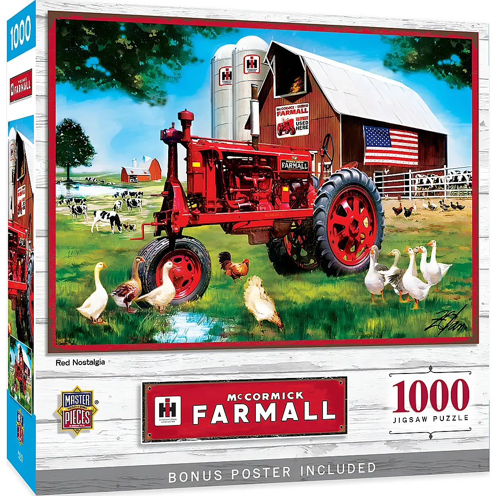 Master Pieces Puzzle Farmall Case IH 1000Teile | Puzzle 1000 Teile