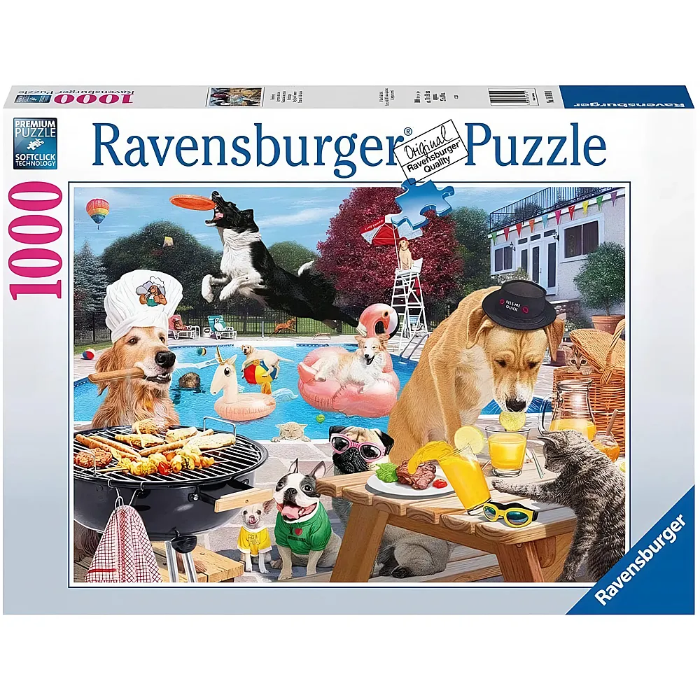Ravensburger Puzzle Hundetage des Sommers - 1000 Teile
