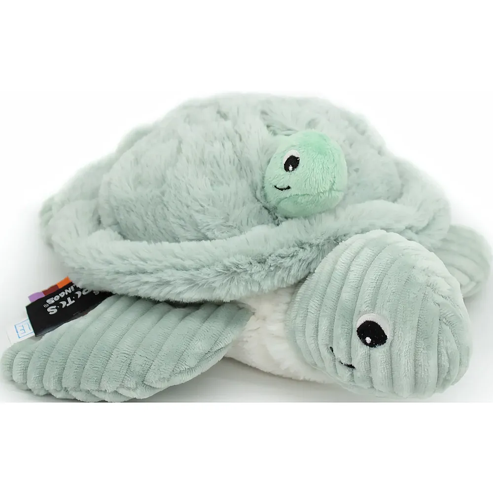 Les D�glingos Sauvenou die Schildkr�ten-Mama mit Baby - 29 cm