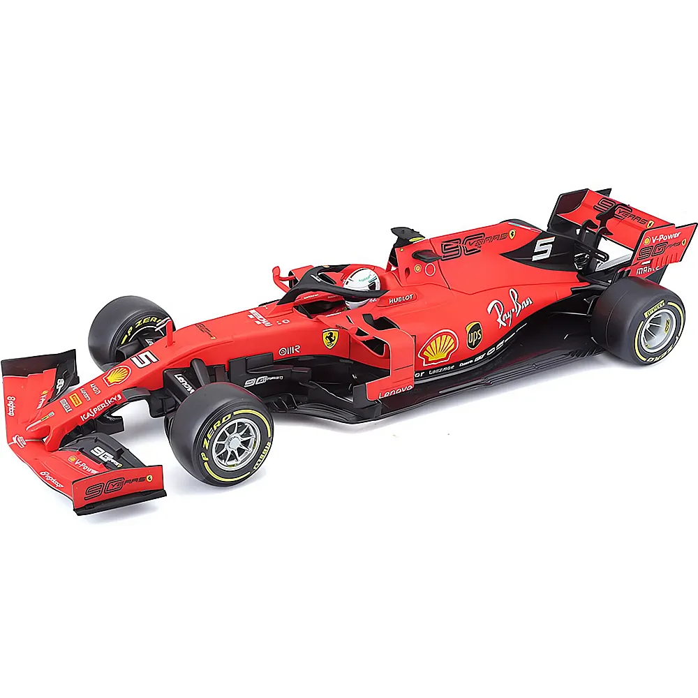 Bburago 1:18 Ferrari Formel 1 Sebastian Vettel 2019