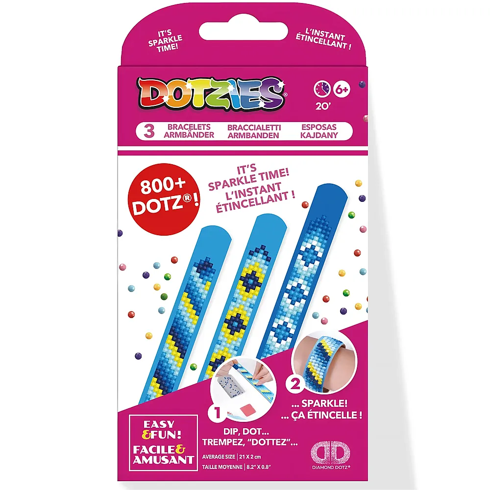 Diamond Dotz Dotzies Diamond Painting Armb�nder Blau