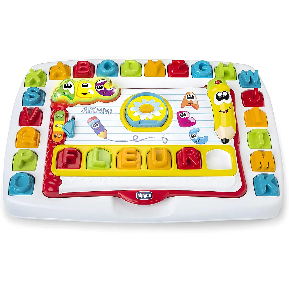 Chicco Lern  & Lese Schreibtafel - Franz�sisch - Lernspielzeug