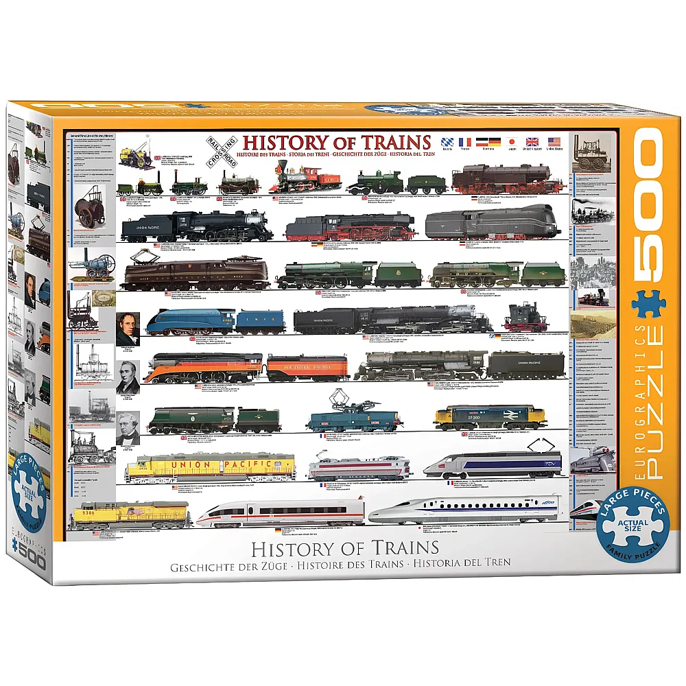 Eurographics Puzzle Z�ge Geschichte - 500 Teile