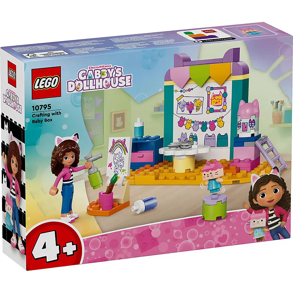 LEGO Gabby's Dollhouse Bastelspass mit Baby Box 10795