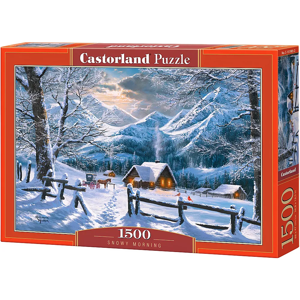 Castorland Puzzle Snowy Morning 1500Teile