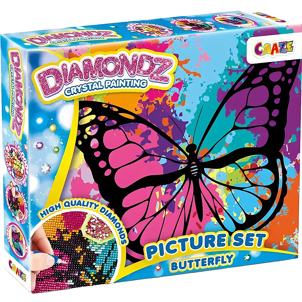 Craze Diamondz Starter Set Butterfly