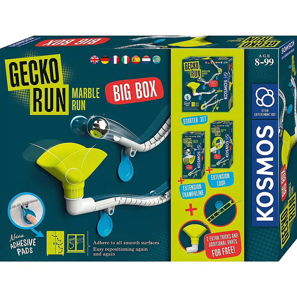 Kosmos Gecko Run Kugelbahn Big Box Erweiterung