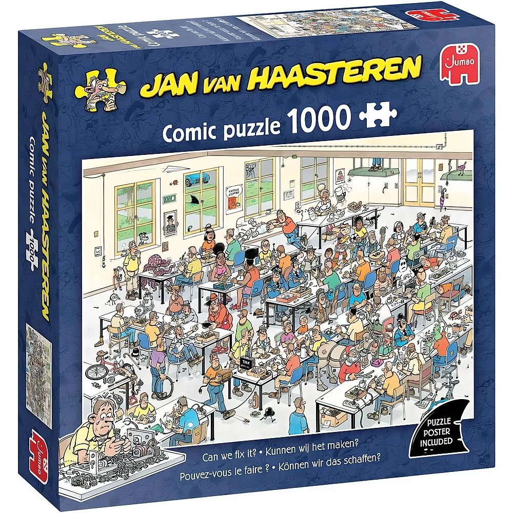 Jumbo Puzzle Jan van Haasteren K�nnen wir es reparieren 1000Teile