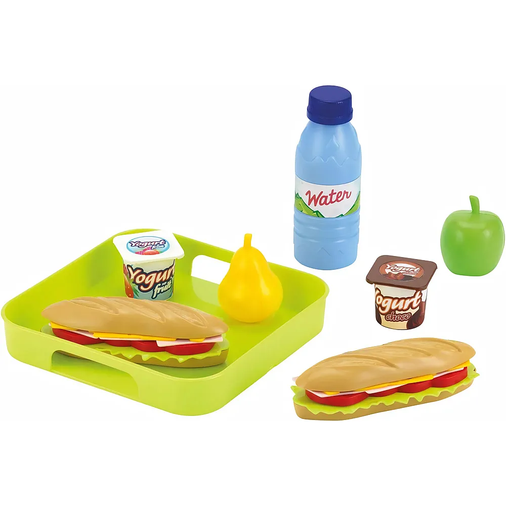 Ecoiffier 100 % Chef Sandwich-Set mit Tablett