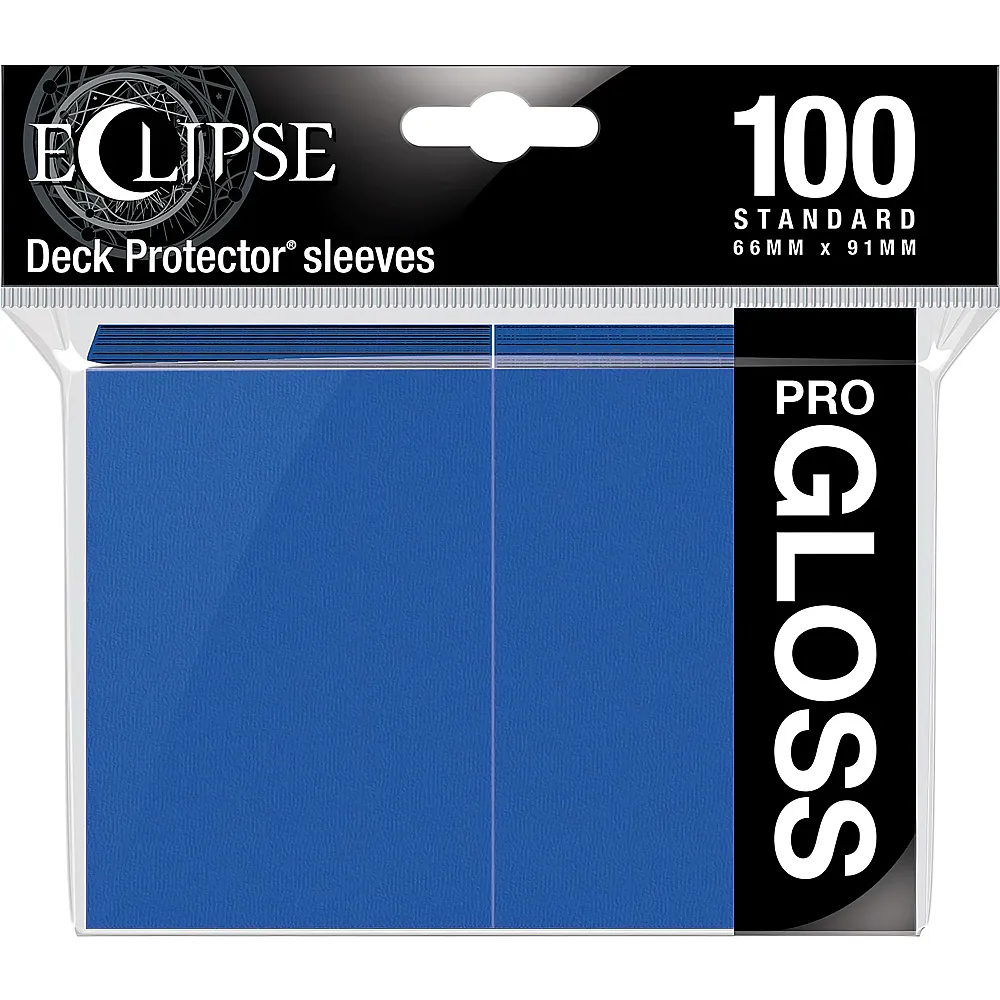 Ultra Pro Eclipse Gloss Deck Protector Standard Pazifikblau 100Teile