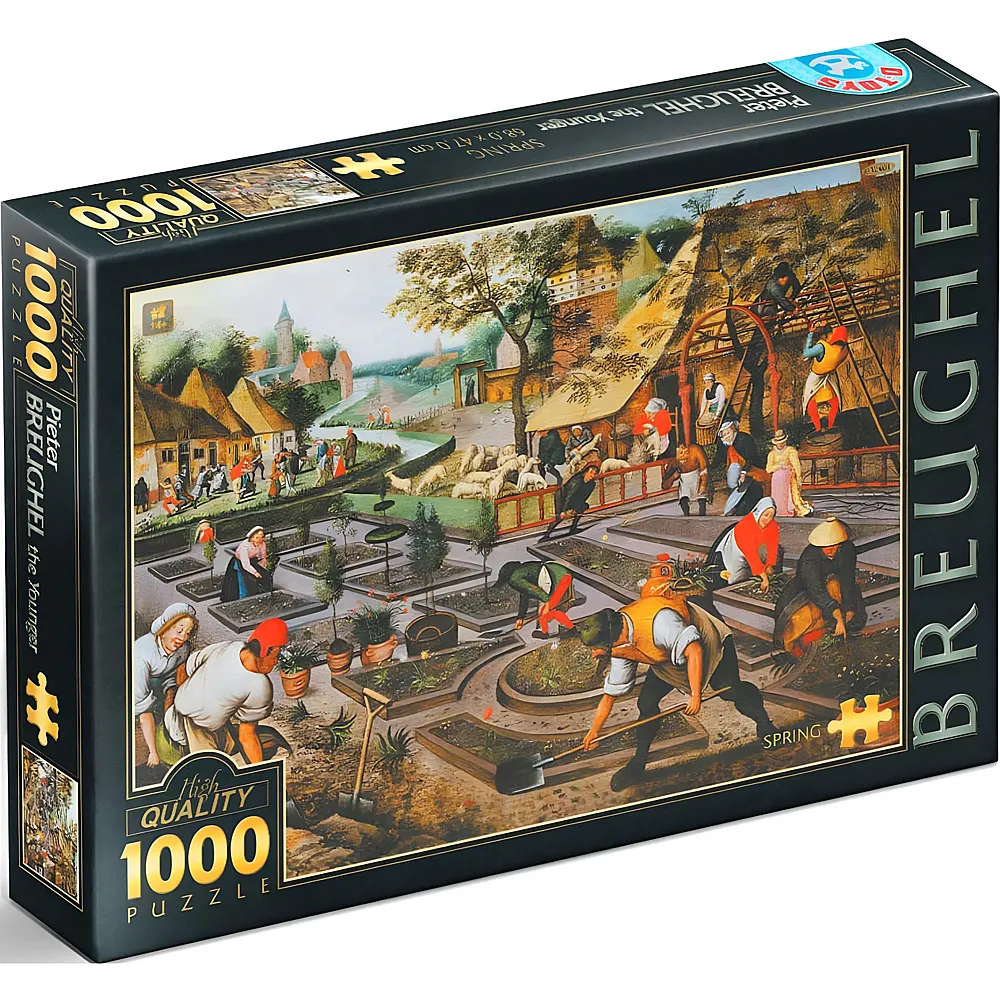 DToys Puzzle Pieter Brueghel Fr�hling 1000Teile