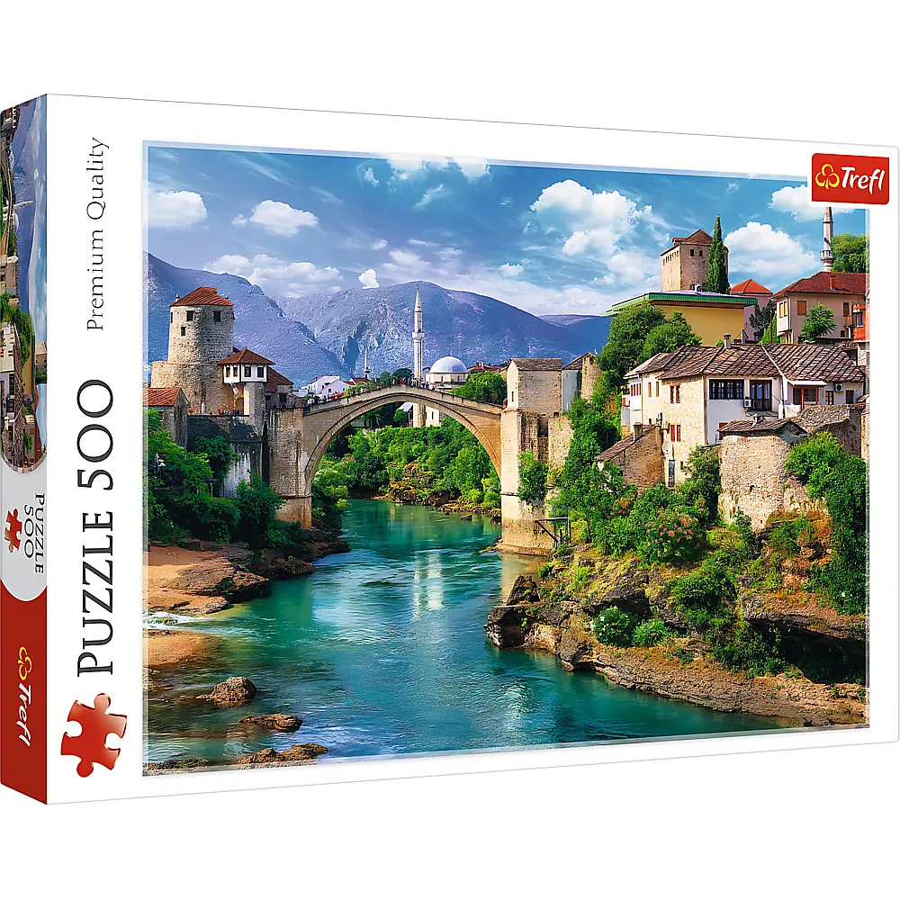 Trefl Puzzle Old Bridge in Mostar, Bosnia and Herzegovina - 500 Teile